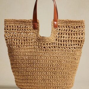NWT Banana Republic Straw Shopper